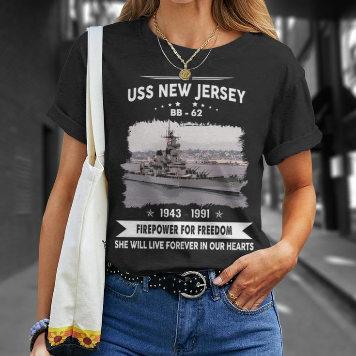 Uss New Jersey Bb Unisex T-Shirt Gifts for Her