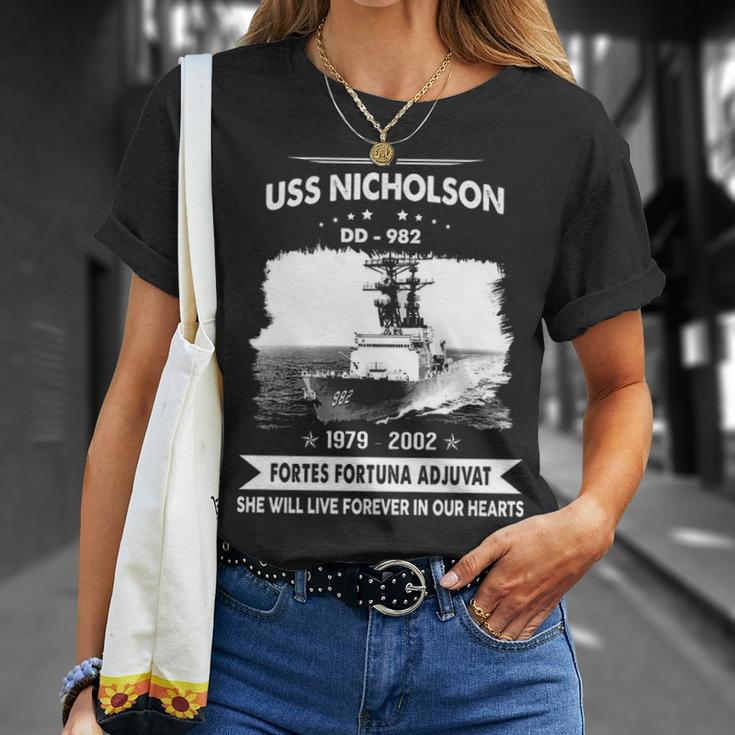Uss Nicholson Dd Unisex T-Shirt Gifts for Her