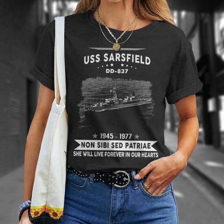 Uss Sarsfield Dd Unisex T-Shirt Gifts for Her