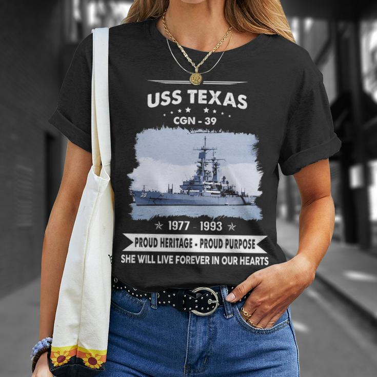 Uss Texas Cgn Unisex T-Shirt Gifts for Her