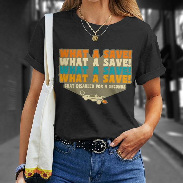 What A Save Rocket Soccer Unisex T-Shirt Gifts for Her