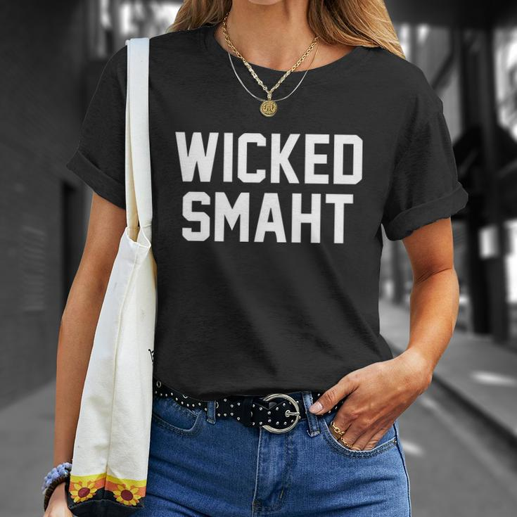 Wicked Smaht Funny Unisex T-Shirt Gifts for Her