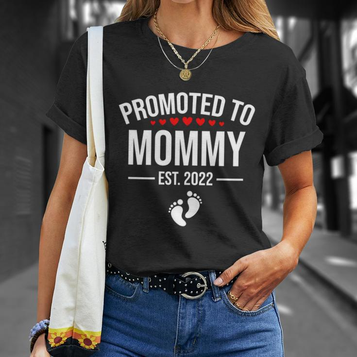 Womens 1St Time Mom Est 2022 Gift New First Mommy 2022 Mothers Day Gift Tshirt Unisex T-Shirt Gifts for Her