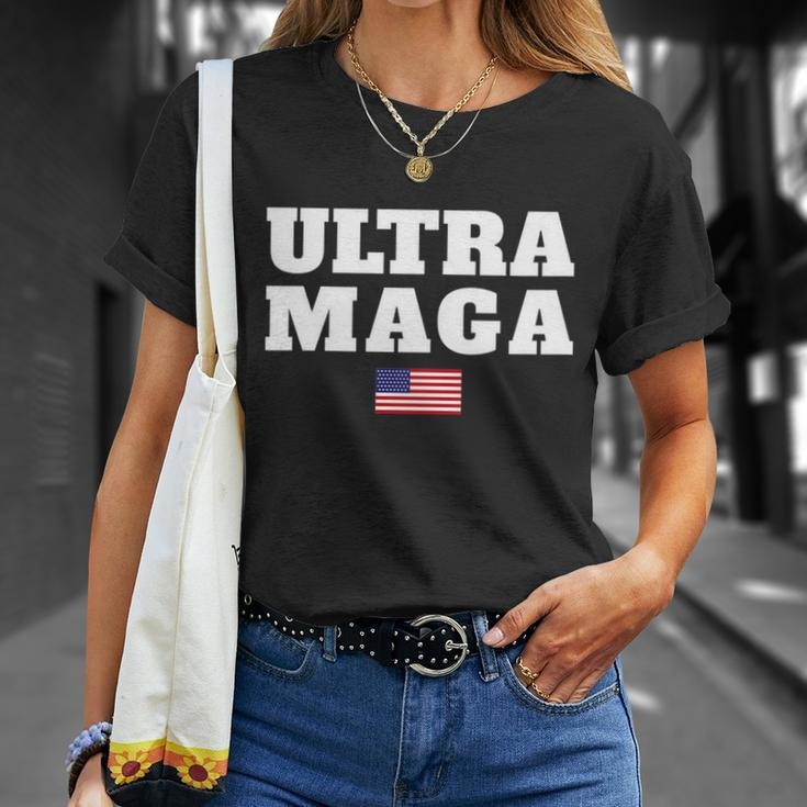 Womens Ultra Maga Vneck Tshirt Unisex T-Shirt Gifts for Her