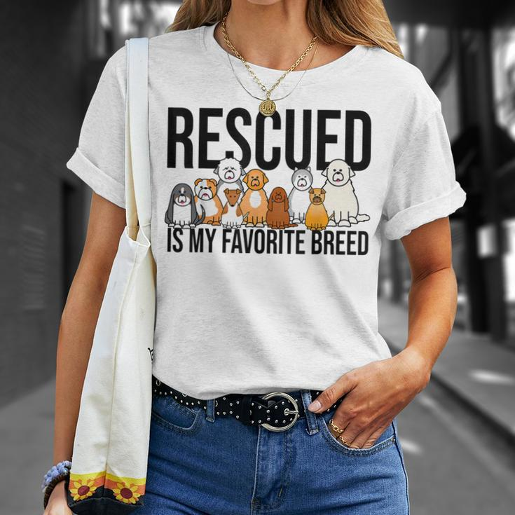 Dog Lovers For Women Men Kids - Rescue Dog Boy Unisex T-Shirt Gifts for Her