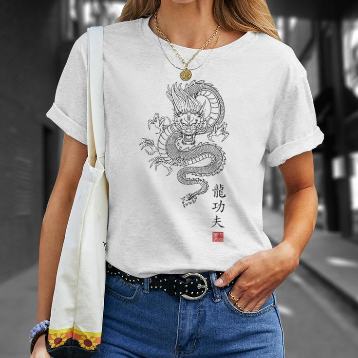 Dragon Kung Fu Unisex T-Shirt Gifts for Her
