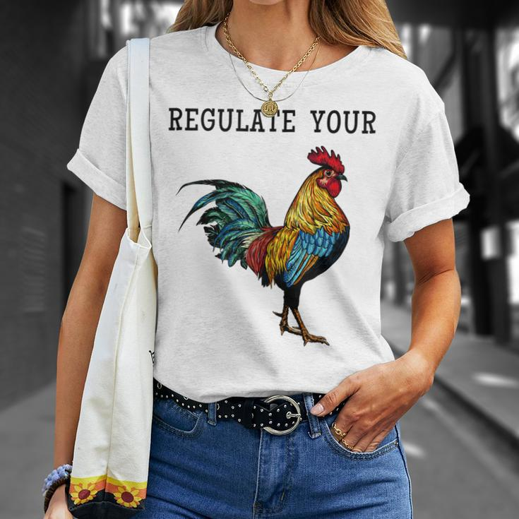 Pro Choice Feminist Womens Right Funny Saying Regulate Your Unisex T-Shirt Gifts for Her