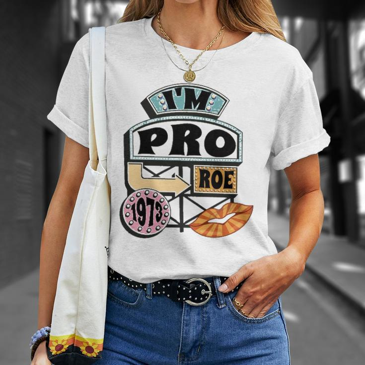 Reproductive Rights Pro Roe Pro Choice Mind Your Own Uterus Retro Unisex T-Shirt Gifts for Her