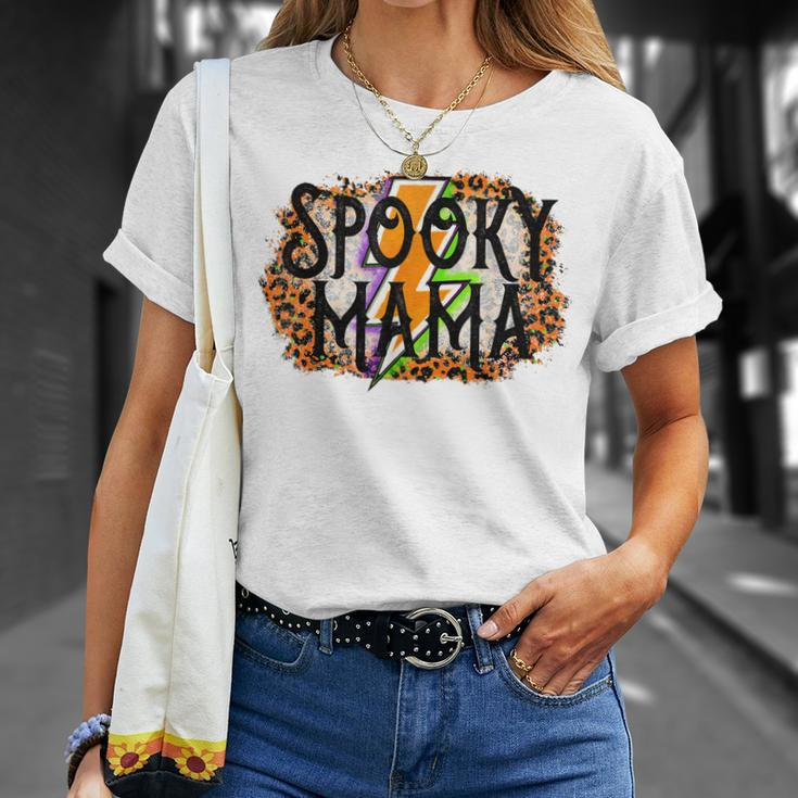 Spooky Mama Halloween Mama Mini Family Matching Costume Unisex T-Shirt Gifts for Her