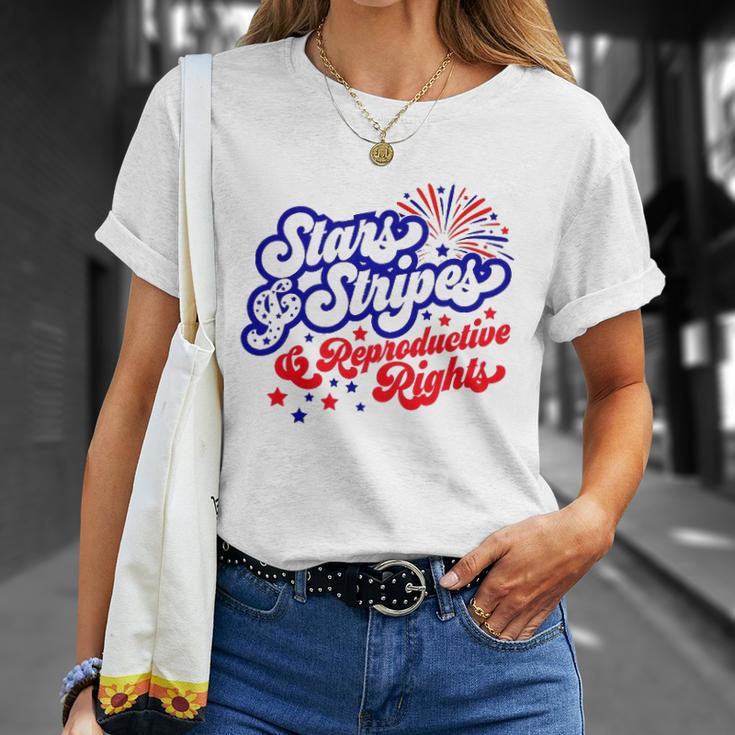 Stars Stripes Reproductive Rights Pro Roe 1973 Pro Choice Women&8217S Rights Feminism Unisex T-Shirt Gifts for Her