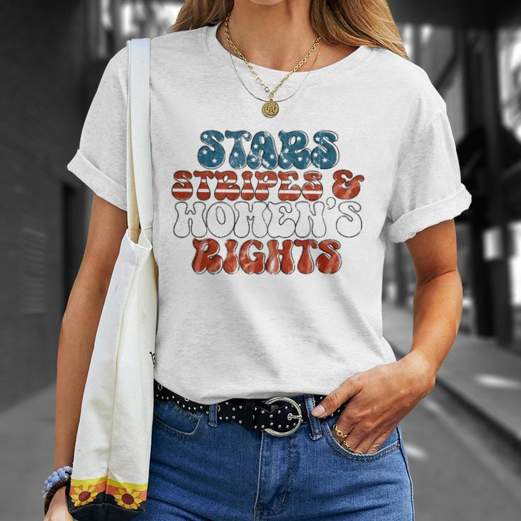Stars Stripes Women&8217S Rights Patriotic 4Th Of July Pro Choice 1973 Protect Roe Unisex T-Shirt Gifts for Her