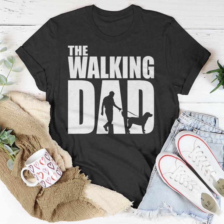 Best Funny Gift For Fathers Day 2022 The Walking Dad Unisex T-Shirt