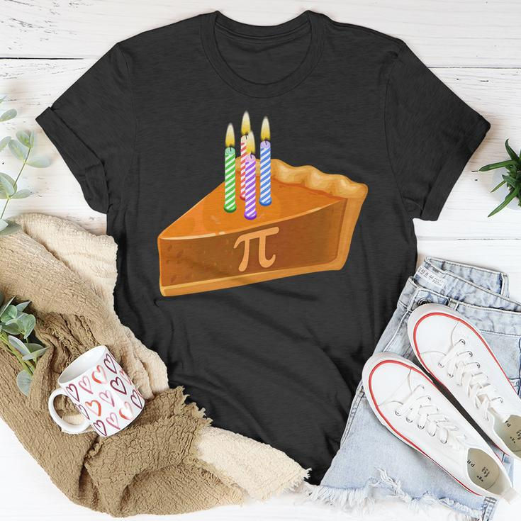 314 Happy Pi Day March 14 Birthday Slice Of Pie Unisex T-Shirt Unique Gifts