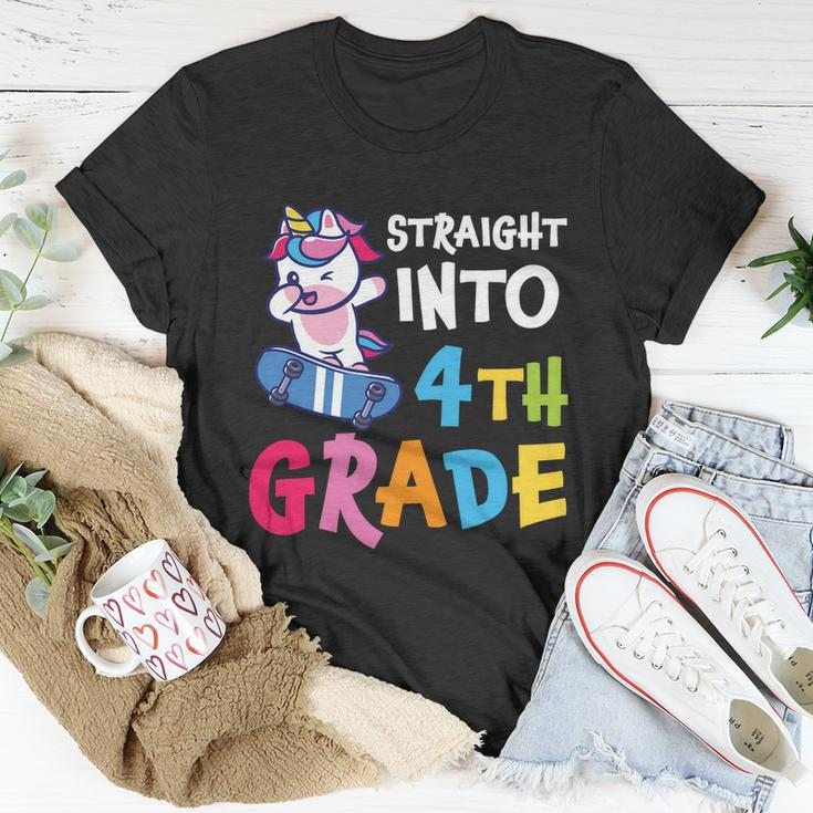 4Th Grade Unicorn Back To School First Day Of School Unisex T-Shirt Unique Gifts