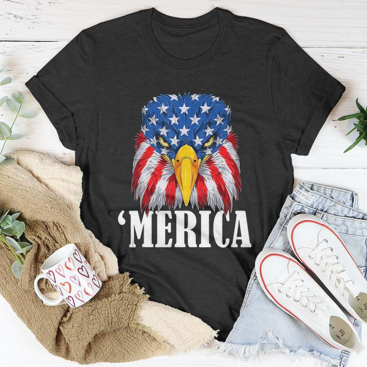 4Th July Eagle Merica America Independence Day Patriot Usa Gift Unisex T-Shirt Unique Gifts