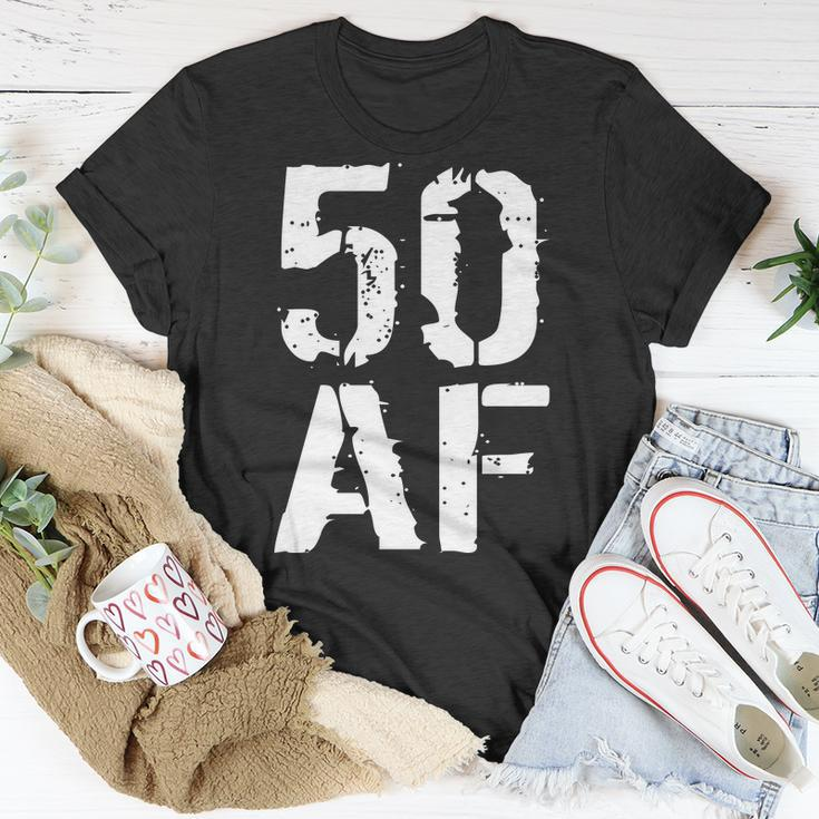 50 Af 50Th Birthday Tshirt Unisex T-Shirt Unique Gifts