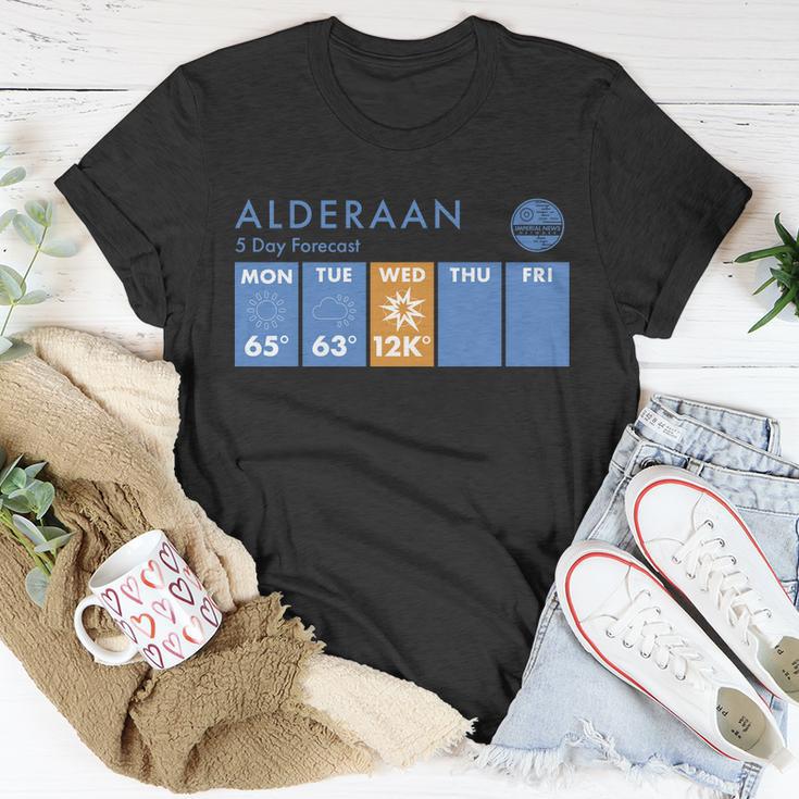 Alderaan 5 Day Forecast Tshirt Unisex T-Shirt Unique Gifts