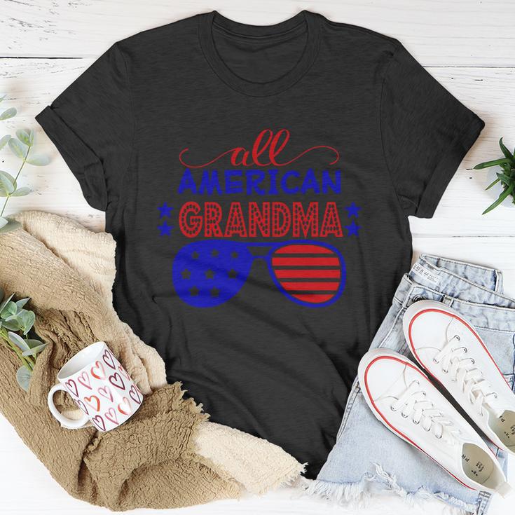 All American Grandma Sunglasses 4Th Of July Independence Day Patriotic Unisex T-Shirt Unique Gifts