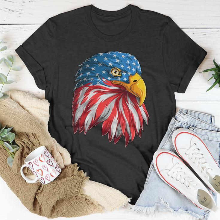 American Bald Eagle Mullet 4Th Of July Funny Usa Patriotic Gift V2 Unisex T-Shirt Unique Gifts