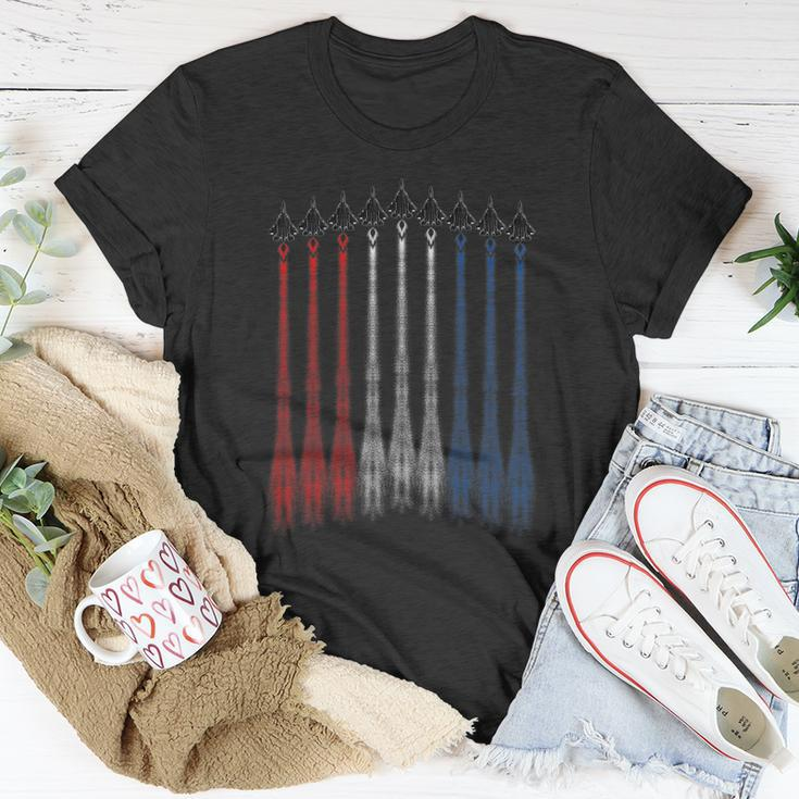 American Jet Red White & Blue Flag 4Th Of July Usa Unisex T-Shirt Unique Gifts