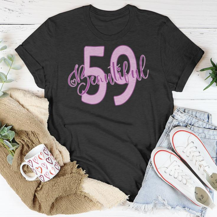 Beautiful 59Th Birthday Apparel For Woman 59 Years Old Unisex T-Shirt Unique Gifts