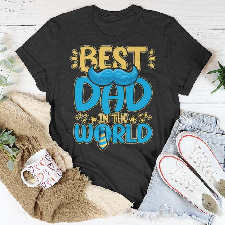Best Dad In The World For A Dad T-shirt Personalized Gifts