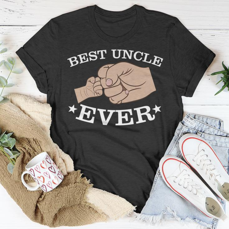 Best Uncle Ever Fist Bump Tshirt Unisex T-Shirt Unique Gifts
