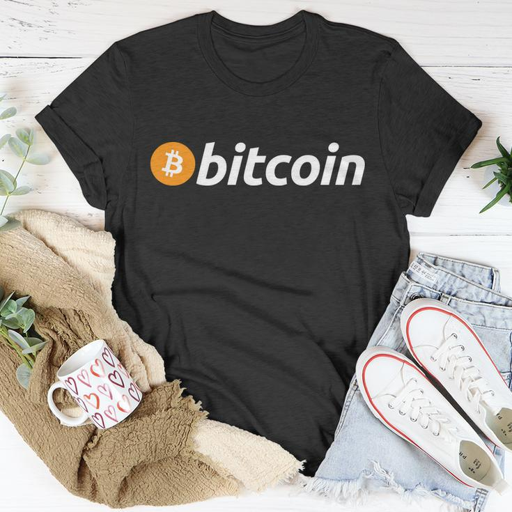 Bitcoin Logo Tshirt Unisex T-Shirt Unique Gifts