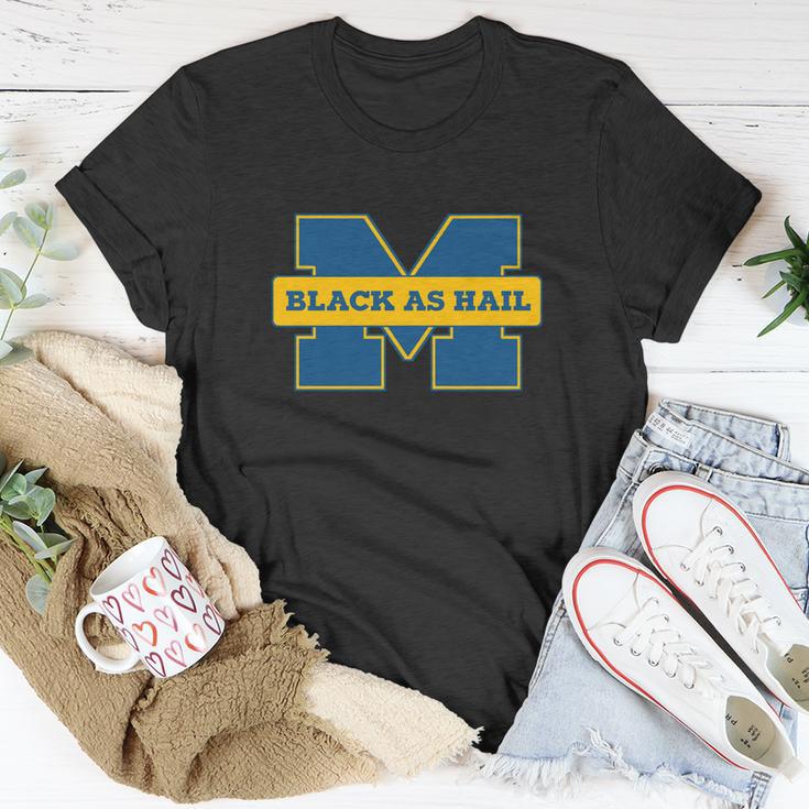 Black As Hail Michigan Tshirt Unisex T-Shirt Unique Gifts