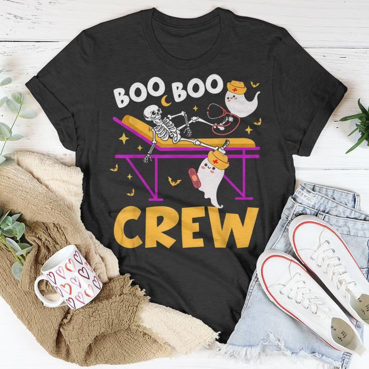 Boo Boo Crew Nurse Funny Ghost Women Halloween Nurse Unisex T-Shirt Funny Gifts