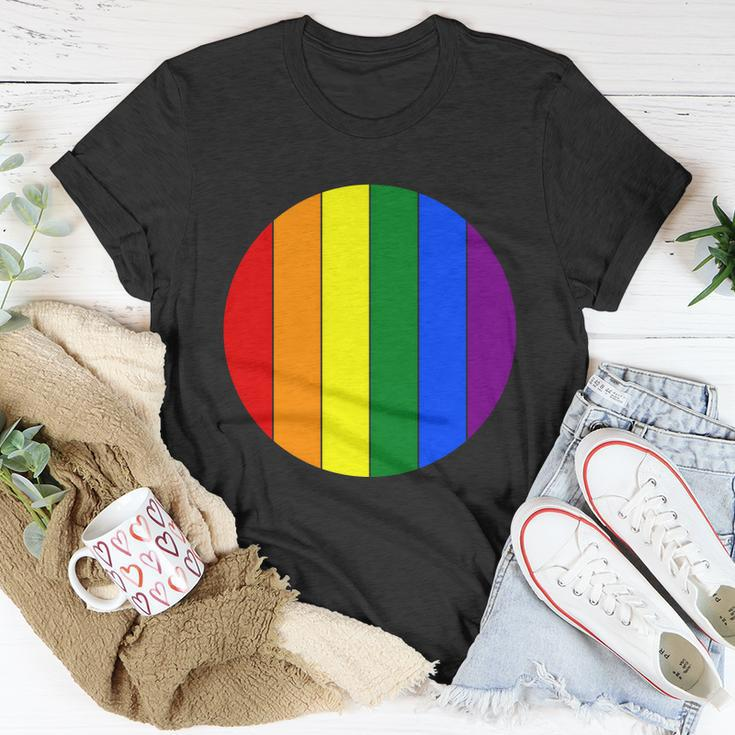 Circle Lgbt Gay Pride Lesbian Bisexual Ally Quote Unisex T-Shirt Unique Gifts