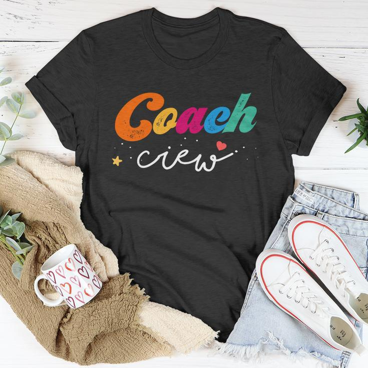 Coach Crew Instructional Coach Reading Career Literacy Pe Gift V3 Unisex T-Shirt Unique Gifts