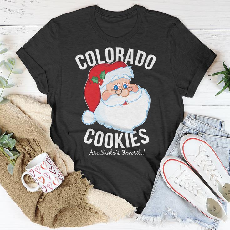 Colorado Cookies Are Santas Favorite Tshirt Unisex T-Shirt Unique Gifts