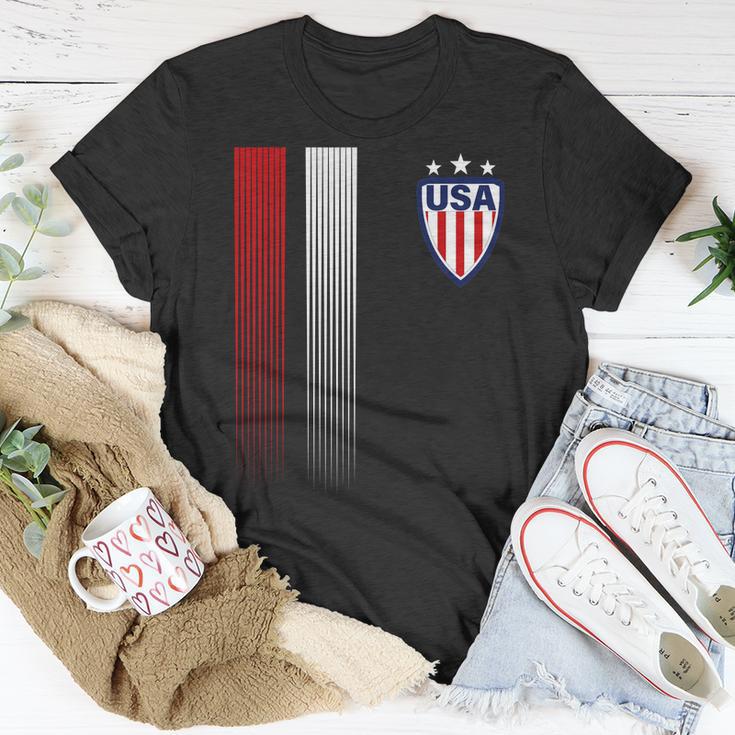 Cool Usa Soccer Jersey Stripes Tshirt Unisex T-Shirt Unique Gifts