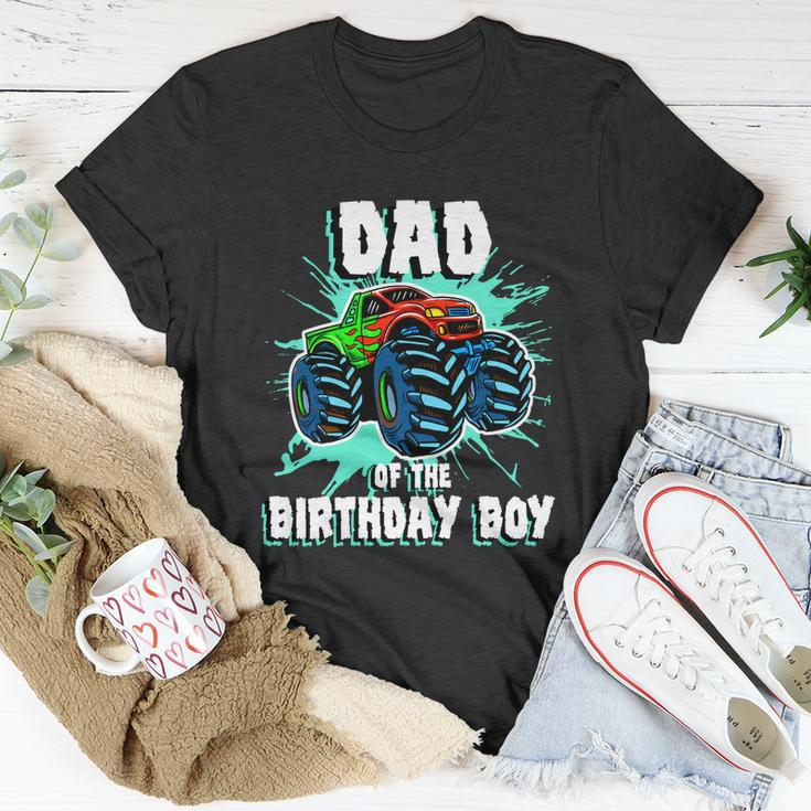 Dad Of The Birthday Boy Monster Truck Birthday Party Gift Unisex T-Shirt Unique Gifts