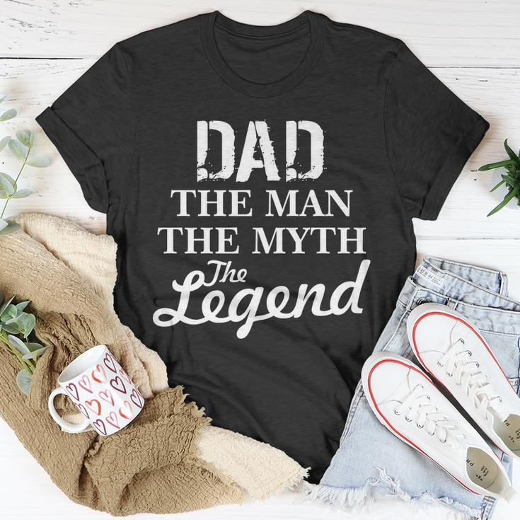 Dad The Man Myth Legend Unisex T-Shirt Unique Gifts