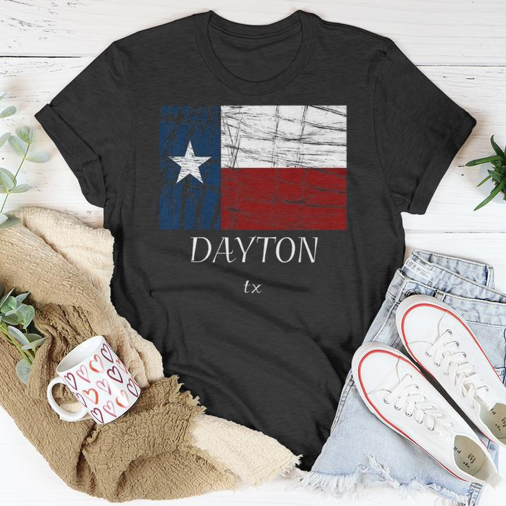 Dayton Tx Texas Flag City State Gift Unisex T-Shirt Unique Gifts