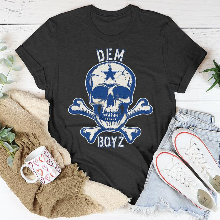 Dem Boyz Dallas Skull Crossbones Star Texas Fan Pride Unisex T-Shirt Unique Gifts