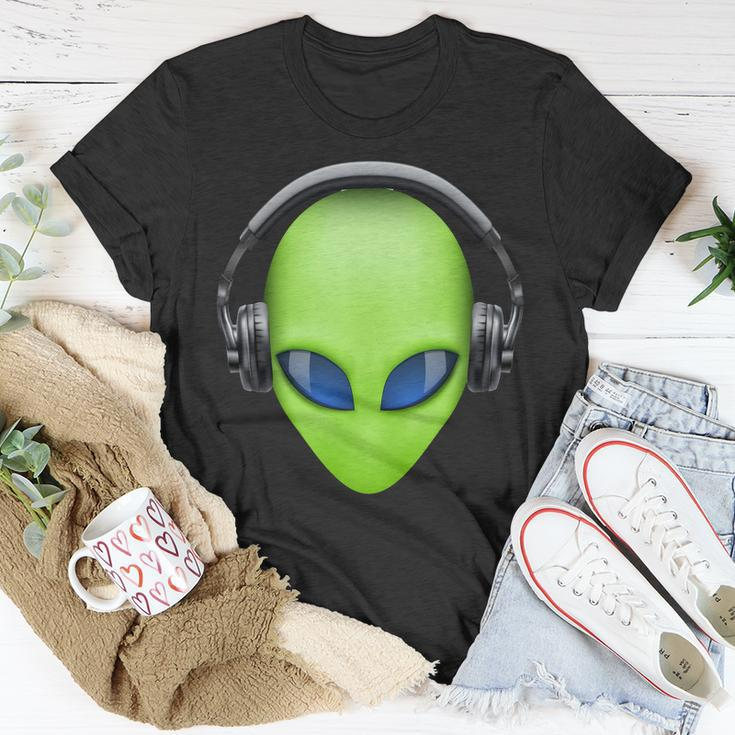 Dj Alien Headphones Tshirt Unisex T-Shirt Unique Gifts