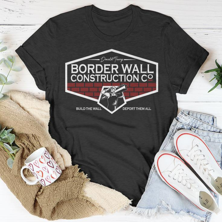 Donald Trump Border Wall Construction Tshirt Unisex T-Shirt Unique Gifts