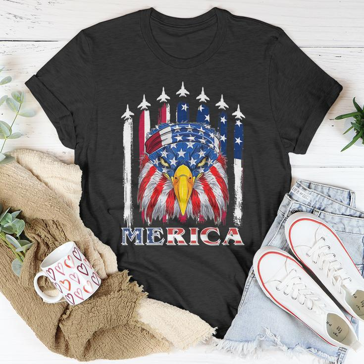 Eagle Mullet 4Th Of July Usa American Flag Merica Meaningful Gift V2 Unisex T-Shirt Unique Gifts