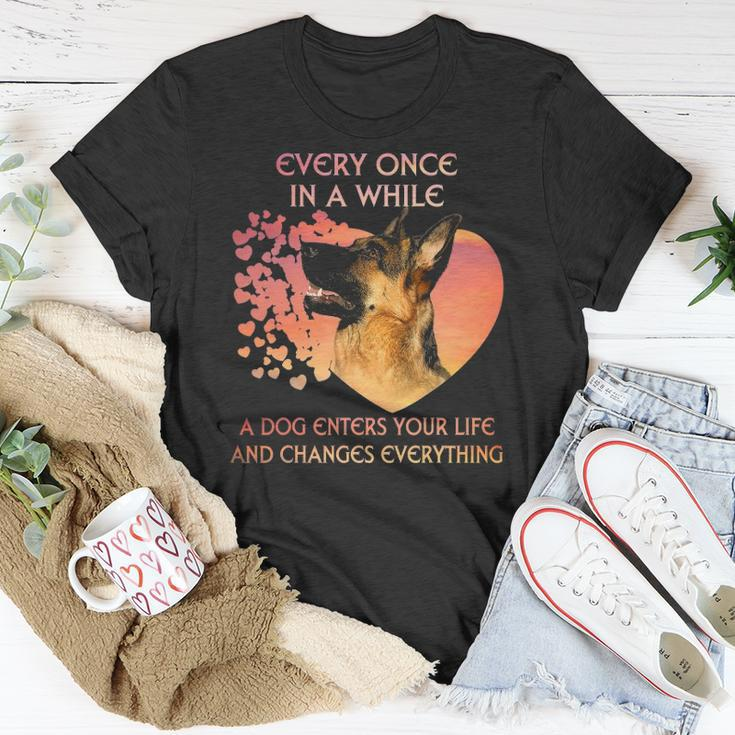 Every Once In A While A Dutch Shepherd Enters You Life Unisex T-Shirt Unique Gifts