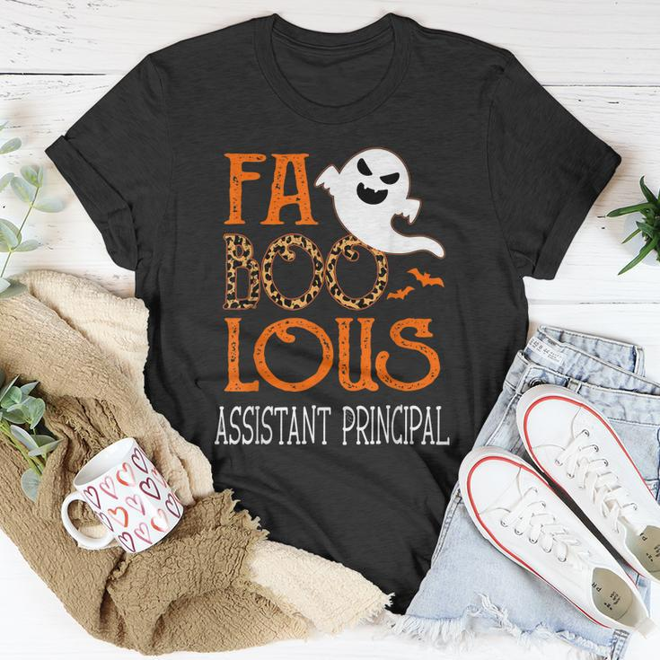 Faboolous Assistant Principal On Halloween Party Funny Ghost Unisex T-Shirt Unique Gifts
