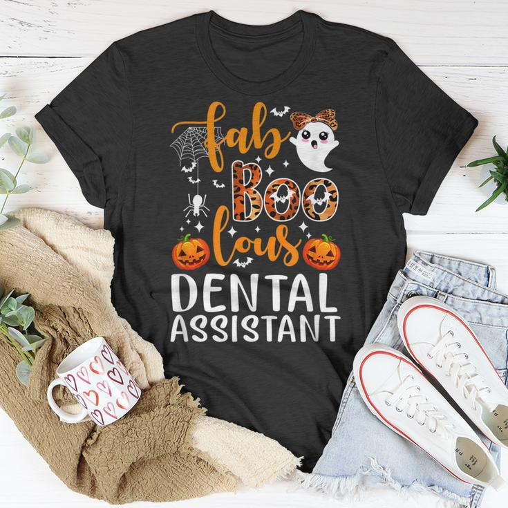 Faboolous Dental Assistant Funny Dental Assistant Halloween Unisex T-Shirt Funny Gifts