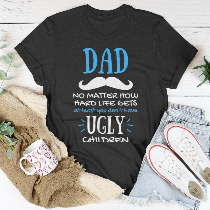 Fathers Day For Father From Daughter Son The Best Father T-Shirt Personalized Gifts