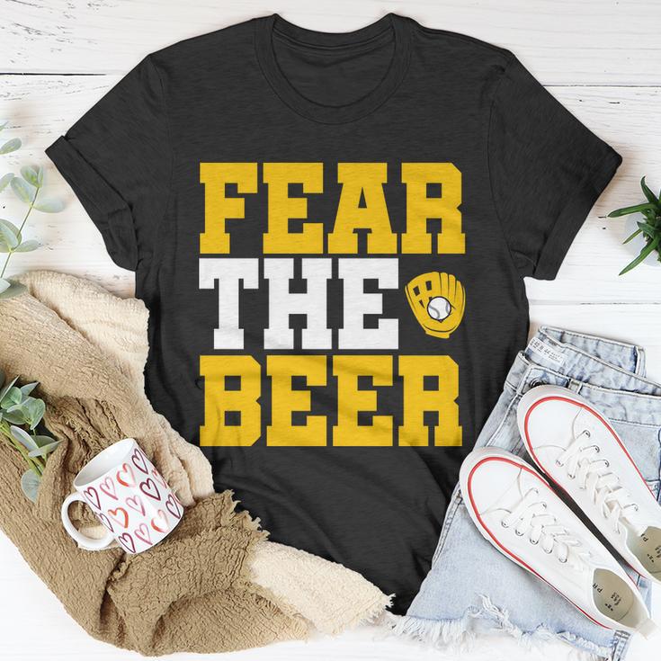 Fear The Beer Milwaukee Baseball Tshirt Unisex T-Shirt Unique Gifts