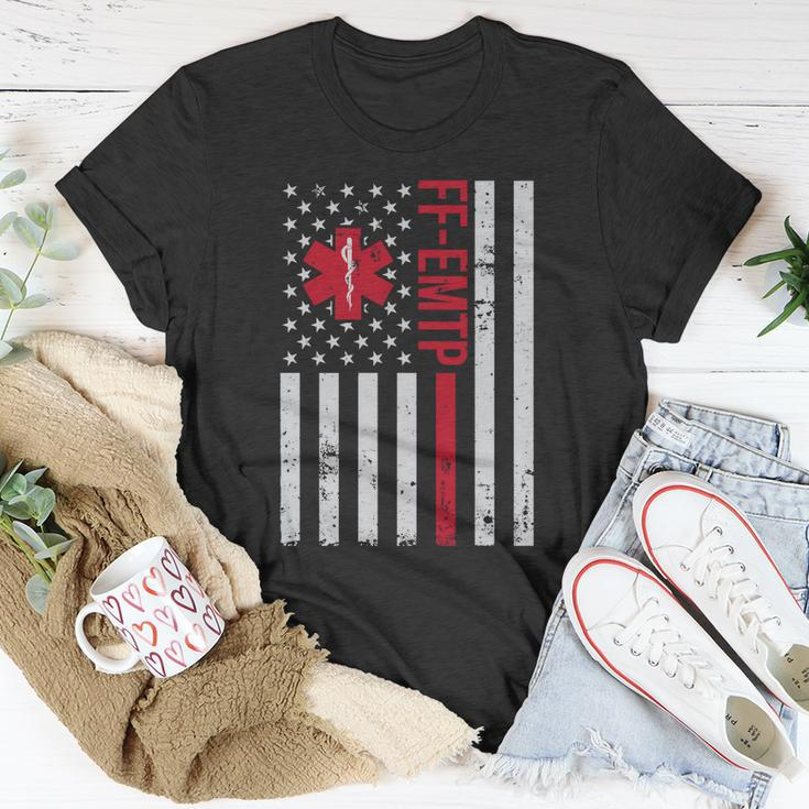 Ffgiftemtp Firefighter Paramedic Meaningful Gift Unisex T-Shirt Unique Gifts