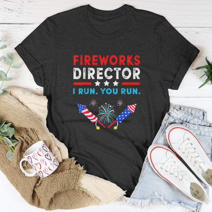 Firework Director Technician I Run You Run Unisex T-Shirt Unique Gifts
