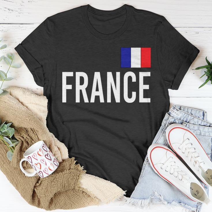 France Team Flag Logo Tshirt Unisex T-Shirt Unique Gifts