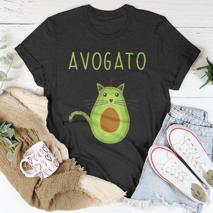 Funny Avogato Cinco De Mayo Gift Cinco De Meow Cat Avocado Gift Unisex T-Shirt Unique Gifts